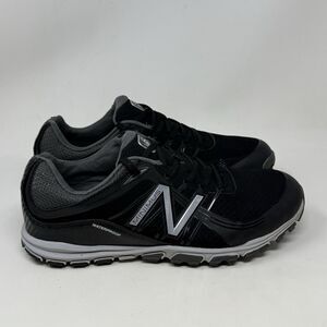 New Balance Minimus Spikeless Golf Shoes Mens 8 2E Wide Black Gray Waterproof